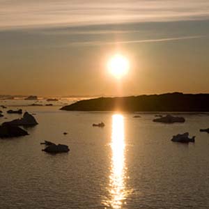 Shocked because the sun rises early in the Arctic
