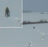 Shoot the image of Snowman in Russia