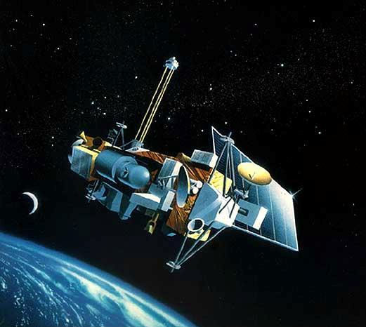 Shooting NASA satellite images is falling in the universe