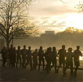 Should not run exercise early in the morning?