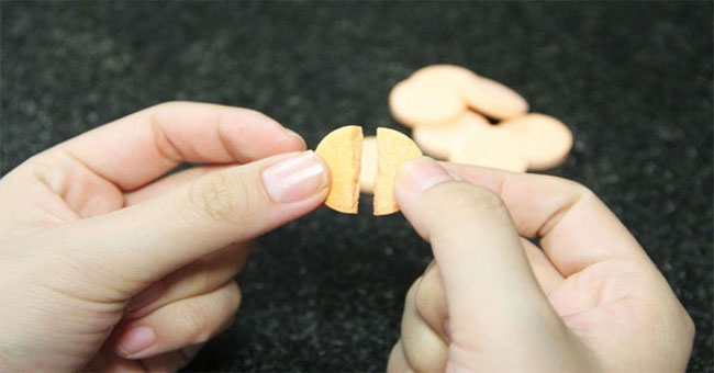 Should the pill be broken down to drink?