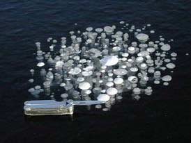 Siberian lakes, a source of huge methane emissions