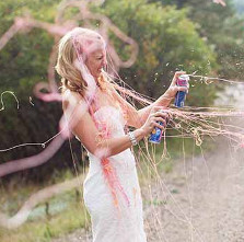Silly String sprays and secrets in plastic foam