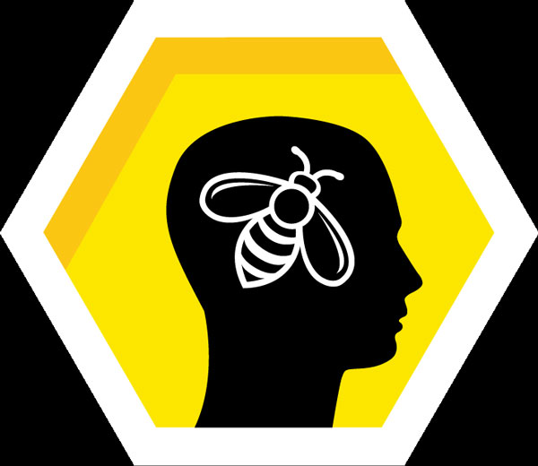 Similarities between the activity of human brain and bee