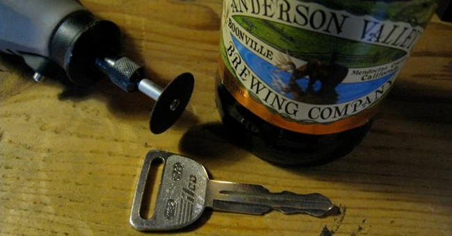 Simple trick to turn your key into a beer opener