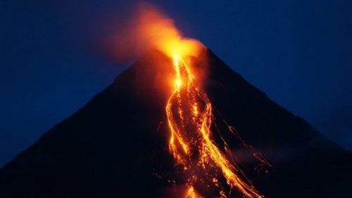 Sinabung volcano again erupted violently