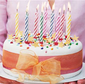 Singing 'Happy Birthday' helps make meals more interesting