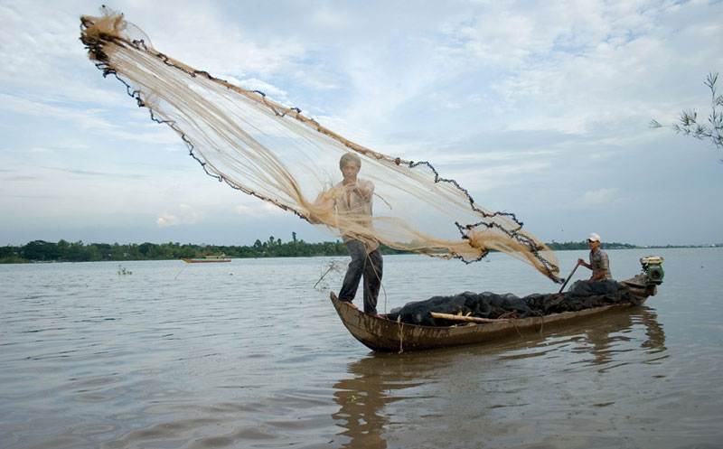 Small dams threaten fish species on the Mekong River