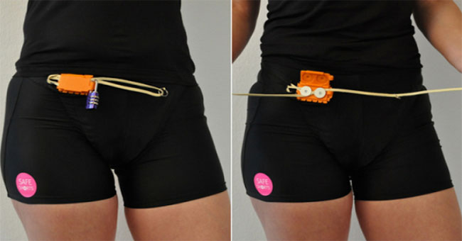 Smart accessories help people wear against sexual harassment