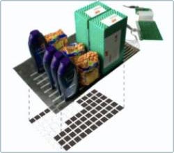 Smart foam shelves help supermarkets are always full