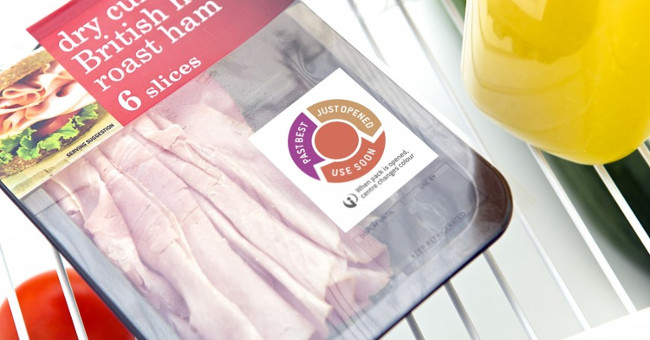 Smart labels can change the color according to shelf life