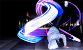 Smart Led shoes automatically glow when jumping