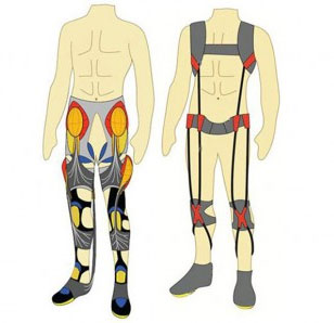 Smart outfit helps people to overcome their body limits