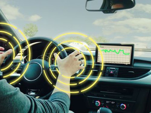 Smart steering wheel detects sleepy driver