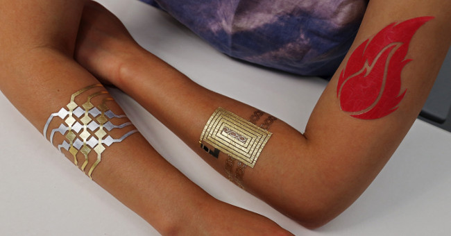 Smart tattoos help control phones remotely