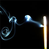 Smoke incense causes pneumonia