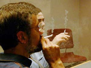 Smoking causes baldness