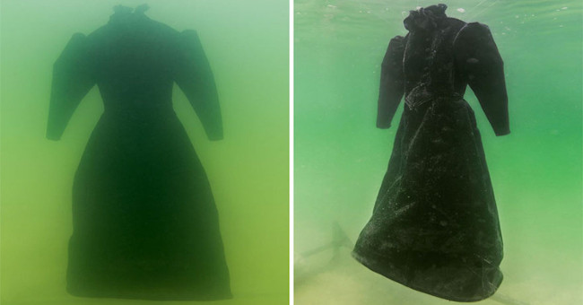 Soak a Dead Sea shirt for 2 years and stunned the end