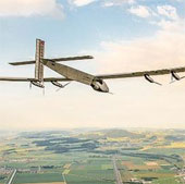 Solar planes are flying around the world