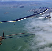 Solar powered aircraft set a new record