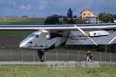 Solar-powered planes began flying around the world