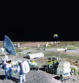 Solution for astronauts not to get lost on ... the moon