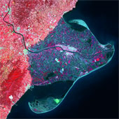 Some unique frames about the earth viewed from satellites