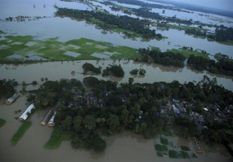 South Asia is submerged in flood waters