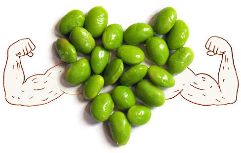 Soybeans actually reduce cholesterol