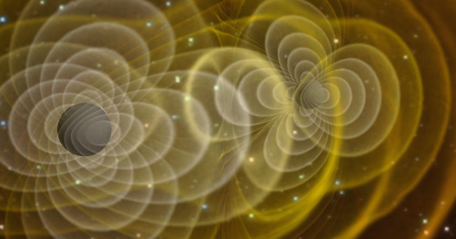Space detectors help scientists hear the intergalactic collision