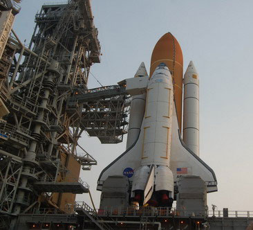 Space shuttle is about to launch into history