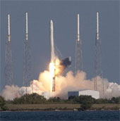 SpaceX launches the second commercial satellite