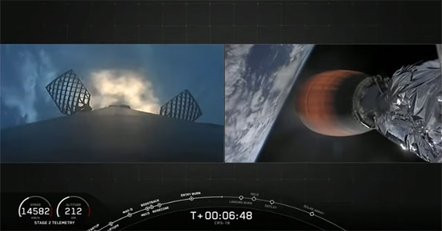 SpaceX missiles break the sound wall, landing on the ground