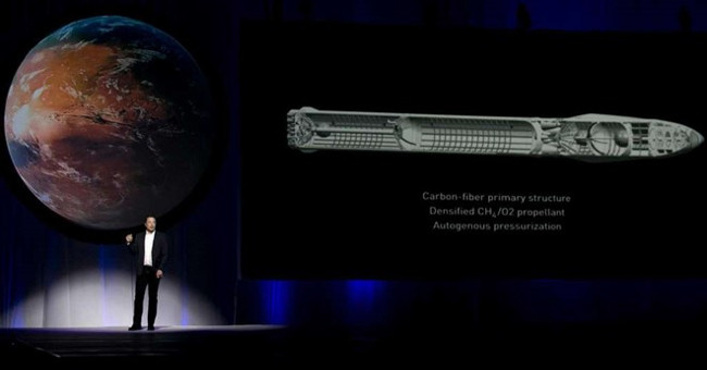 SpaceX revealed plans to build a city on Mars