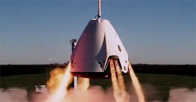 SpaceX tests the spacecraft's escape system
