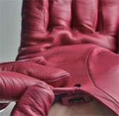 Speak the phone over the glove