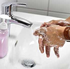 Special note when using hand sanitizer regularly