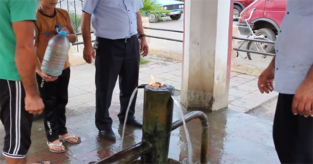 Springs burn like oil in Azerbaijan