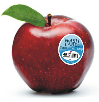 Stamps for pesticide-free fruit paste