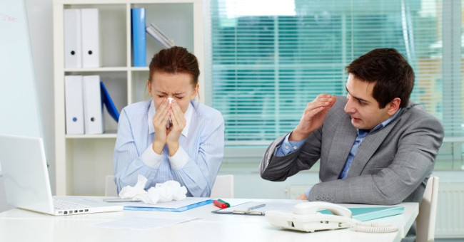 Stand 4 meters from a person sneezing and wait 45 minutes to escape the bacteria
