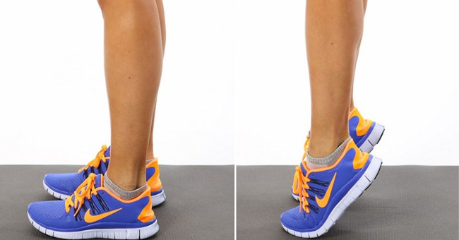Stand on your toes 3 minutes a day to improve health