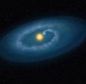 Star swallow the planet