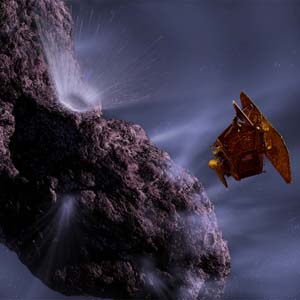 Starship 'dating' comet into Valentine's Day