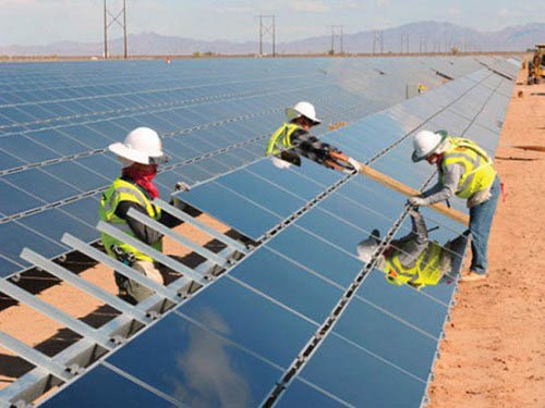Started construction of solar power plant in Quang Ngai