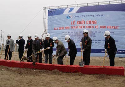 Started construction of Vinasat satellite control station
