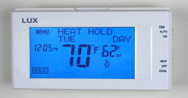 Staying in a room with a low temperature can be a cause of high blood pressure