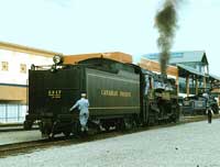 Steam train in Kingston
