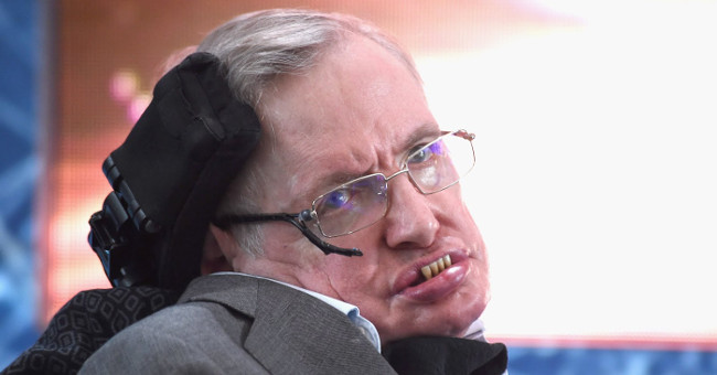 Stephen Hawking warned that AI could completely replace people