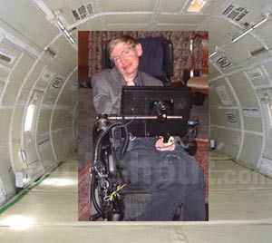 Stephen Hawking will 'taste' weightlessness