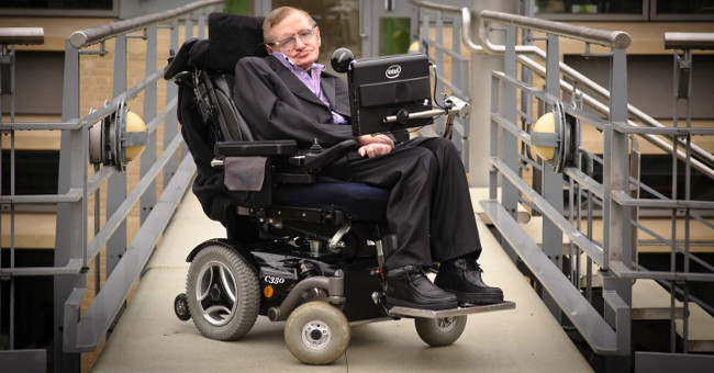 Stephen Hawking's life through photos